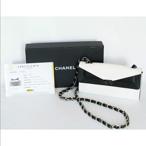 CHANEL BLACK & WHITE WOC - ENTRUPY AUTHENTICATED